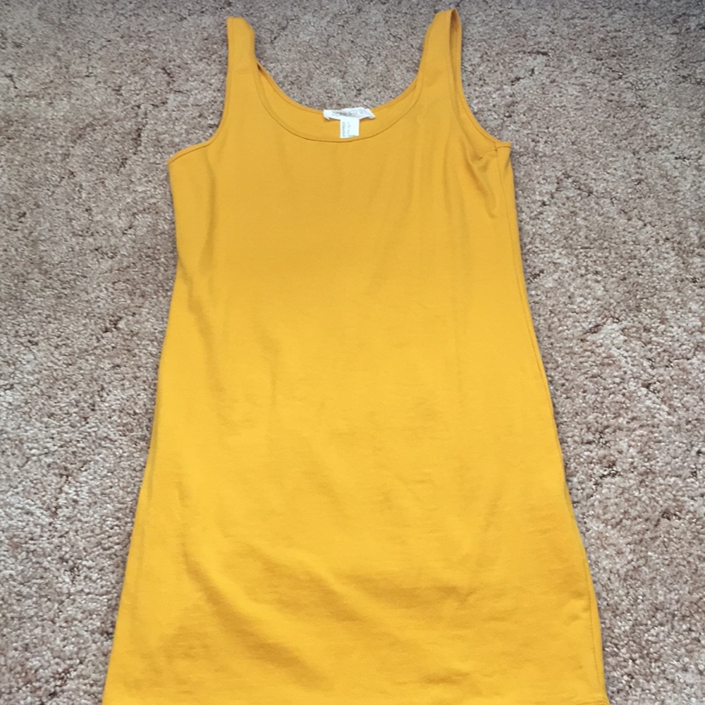 Mustard Yellow Tank Dress.